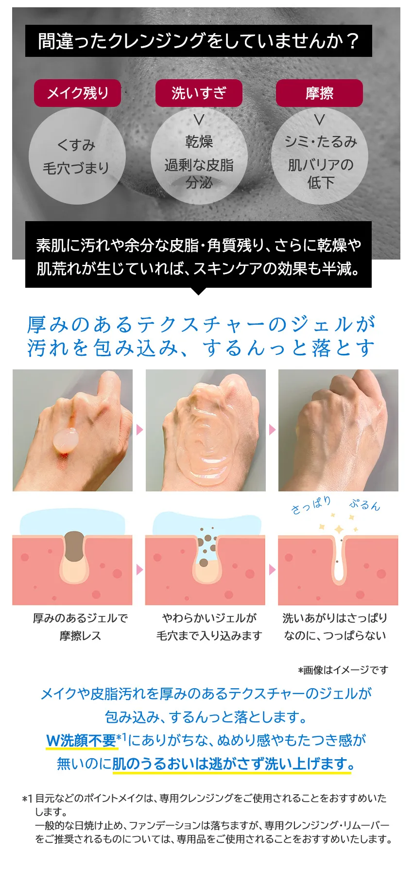 間違ったクレンジングをしていませんか？