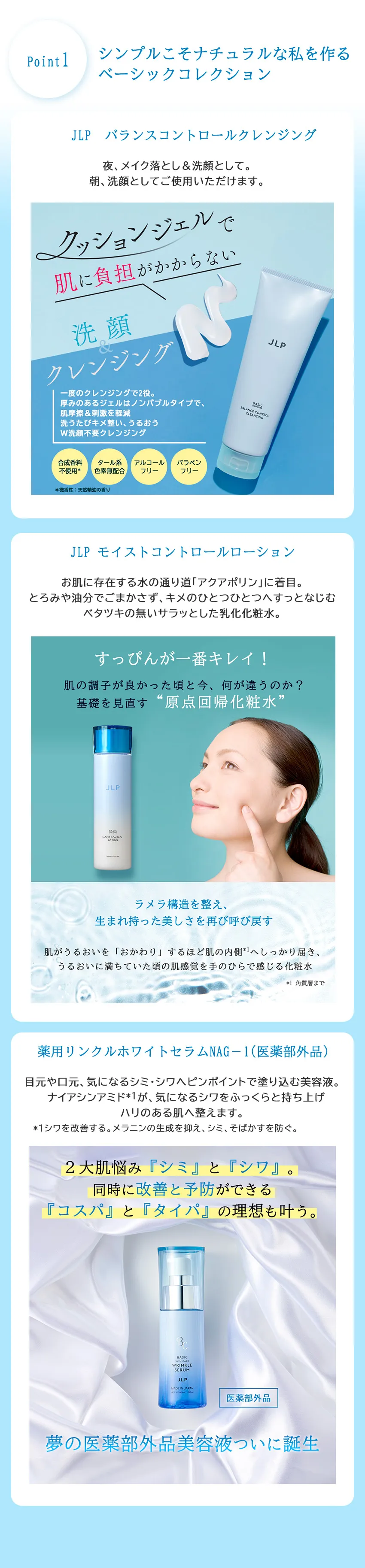 ベーシックトライアルキット配合成分一覧と処方の特徴