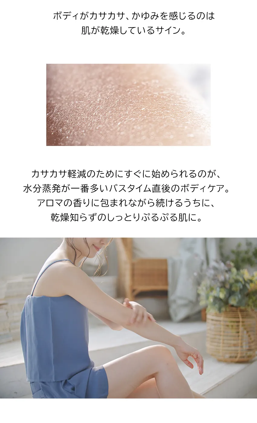 スアビスヴェールボディジェル200mL ボディの乾燥・かゆみケア訴求
