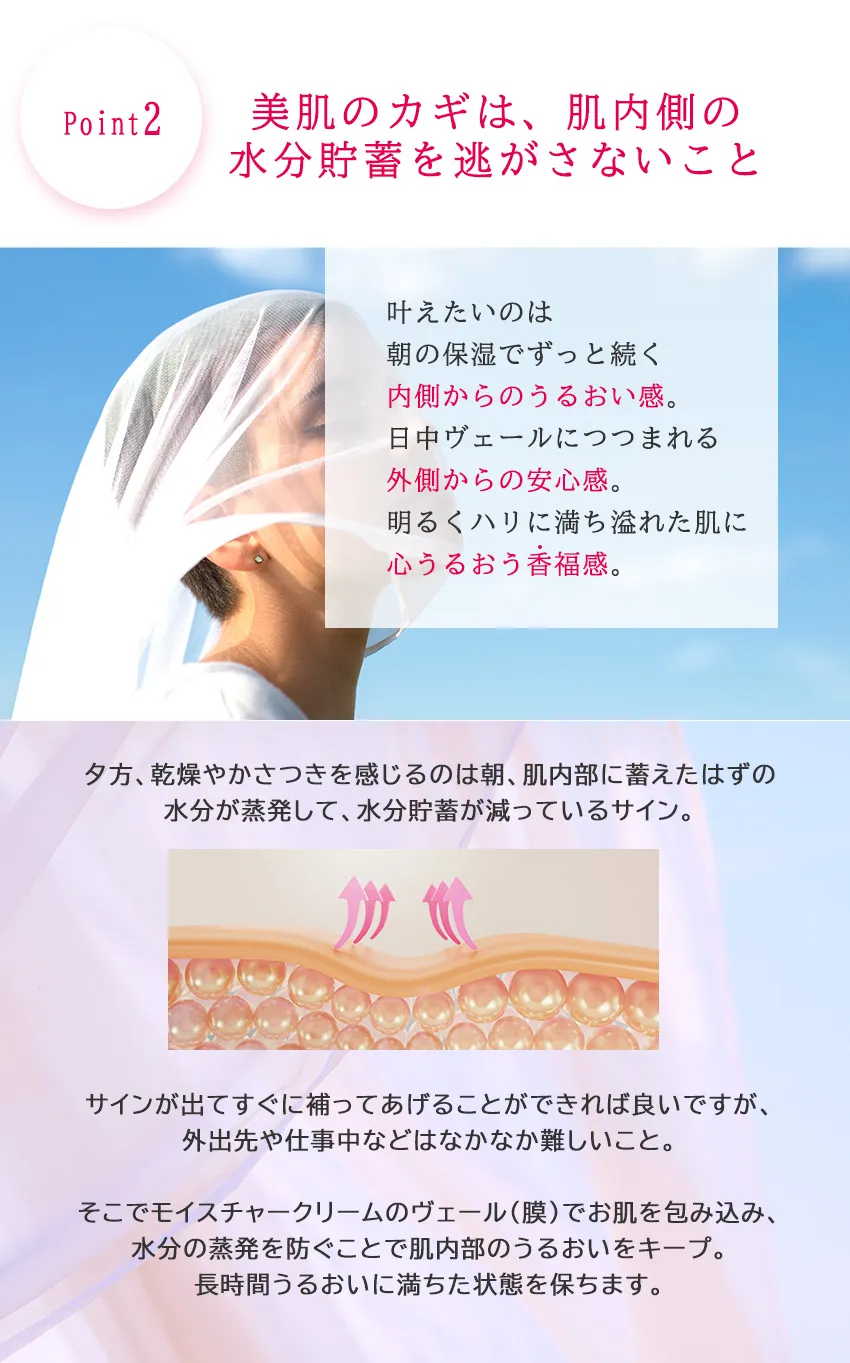 スアビスヴェールモイスチャークリーム50g フリー設計の説明