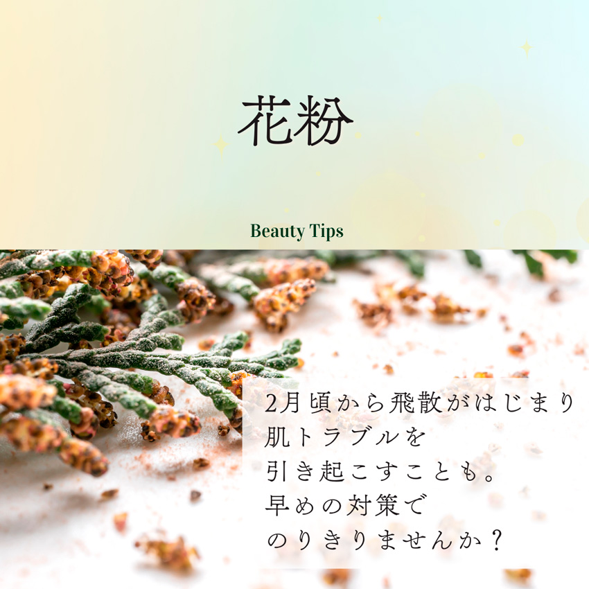 美容コラム「花粉」